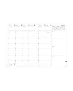 Navulling agenda’s Weekagenda's