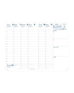Navulling agenda’s Weekagenda's
