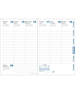 Navulling agenda’s Weekagenda's