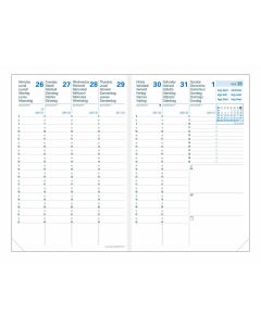 Navulling agenda’s Weekagenda's