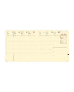 Navulling agenda’s Weekagenda's