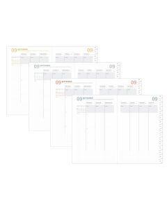 Navulling agenda’s Weekagenda's