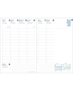 Navulling agenda’s Weekagenda's